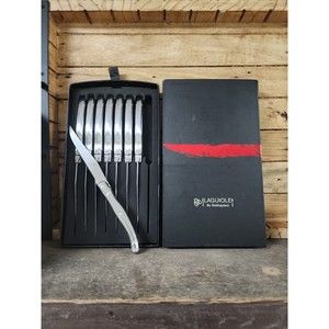 Steak knives Serrated Edge Sharp Stainless Steel knife set of 8 Silverware Gift